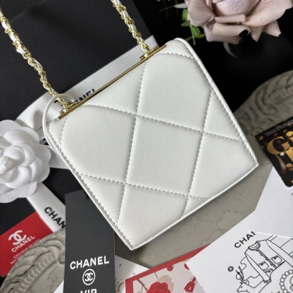 Chanel White WOC Mini Clutch