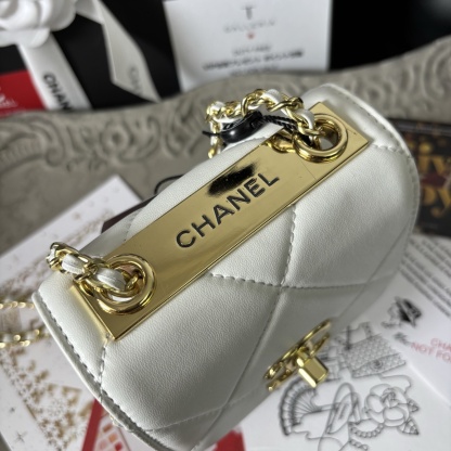 Chanel White WOC Mini Clutch