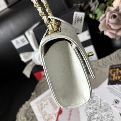 Chanel White WOC Mini Clutch