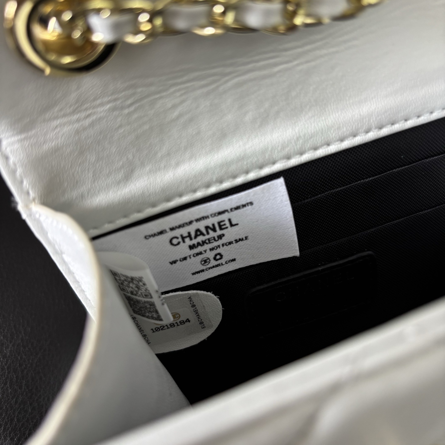 Chanel White WOC Mini Clutch