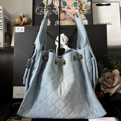 Chanel 25S Denim Hobo Bag