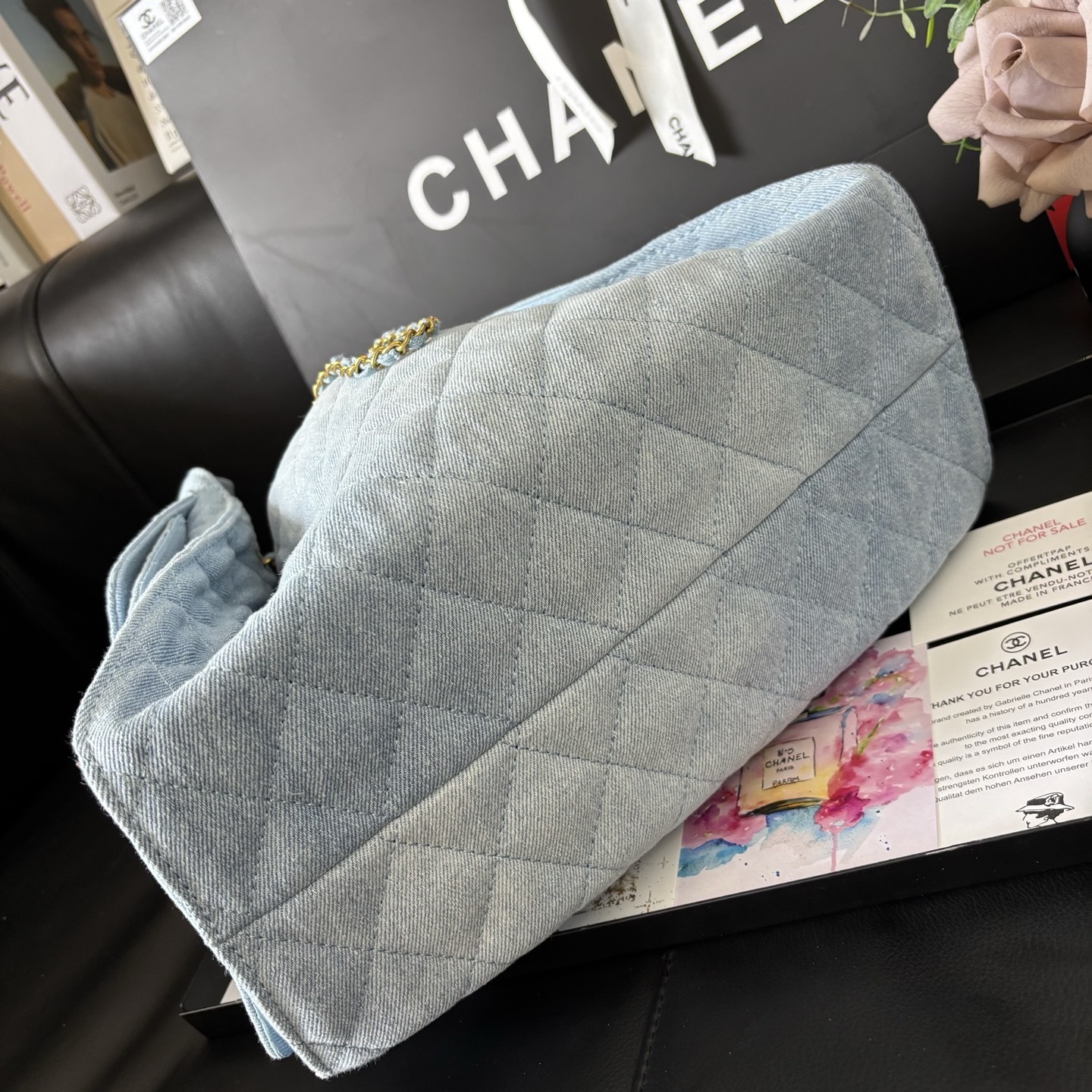 Chanel 25S Denim Hobo Bag