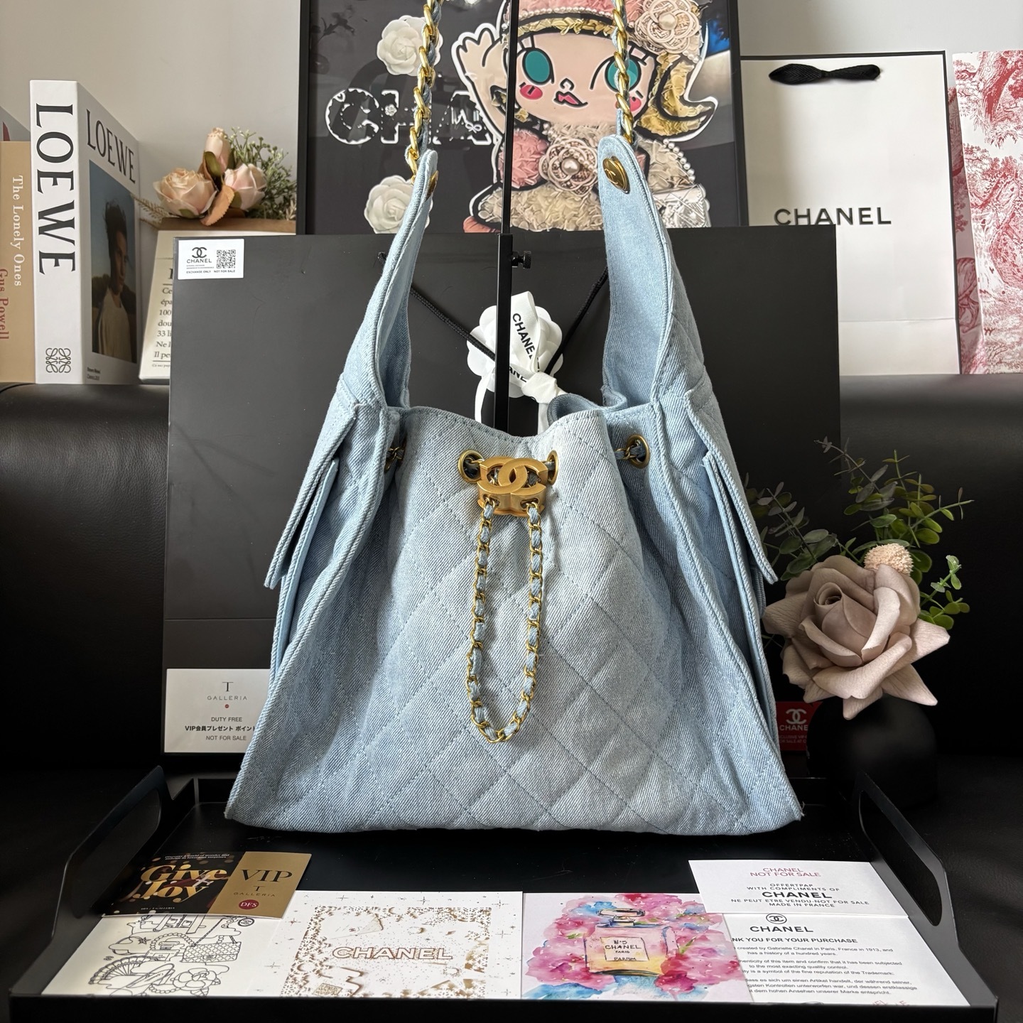 Chanel 25S Denim Hobo Bag