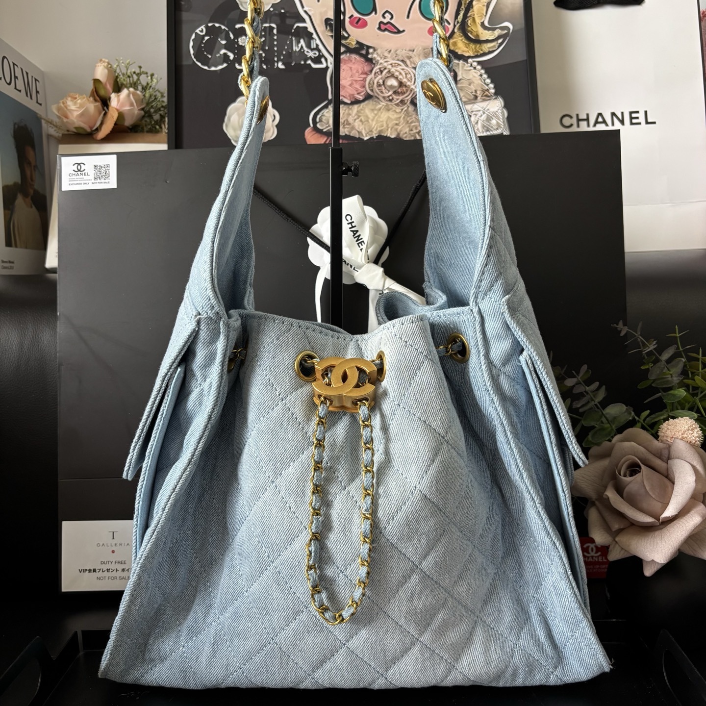 Chanel 25S Denim Hobo Bag