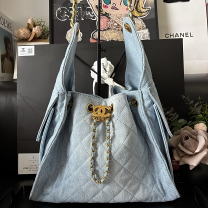 Chanel 25S Denim Hobo Bag