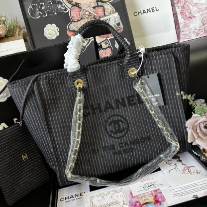 Chanel 24A Canvas Denim Bag
