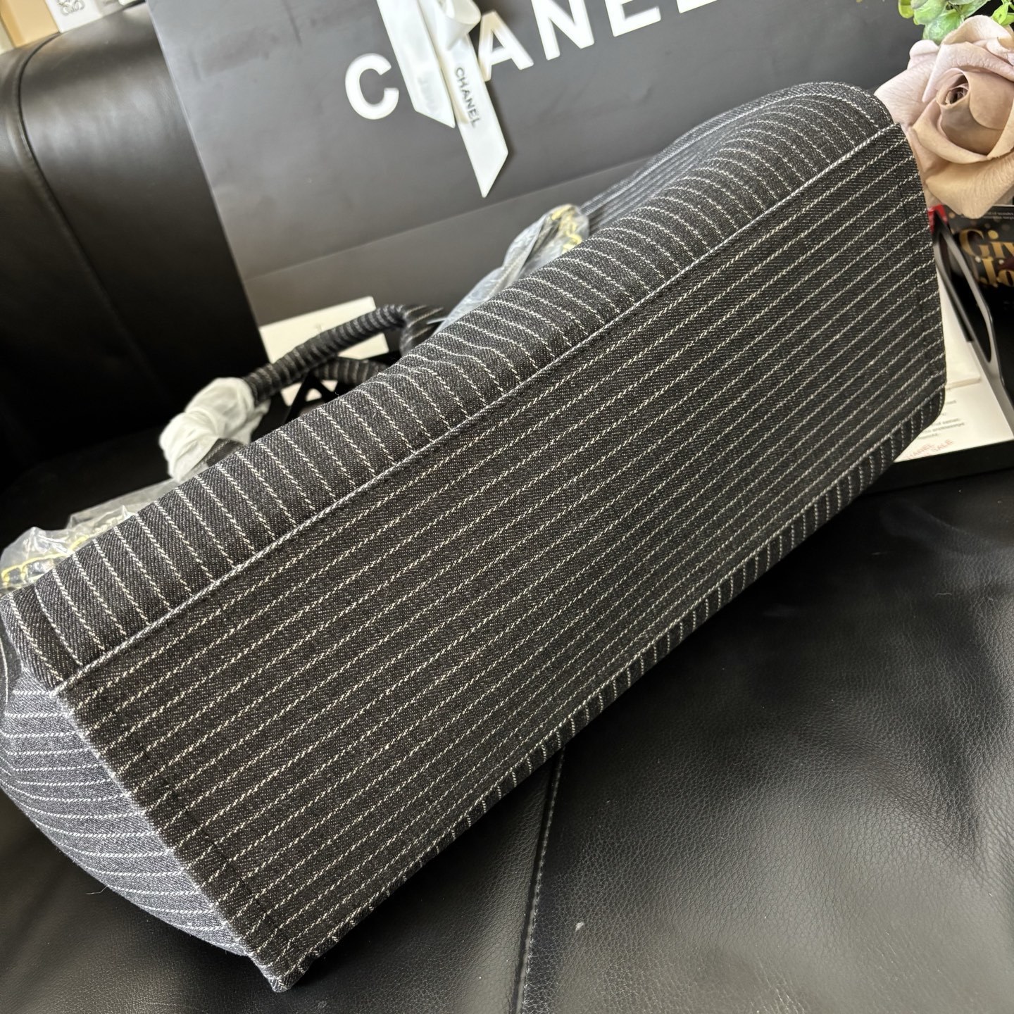 Chanel 24A Canvas Denim Bag