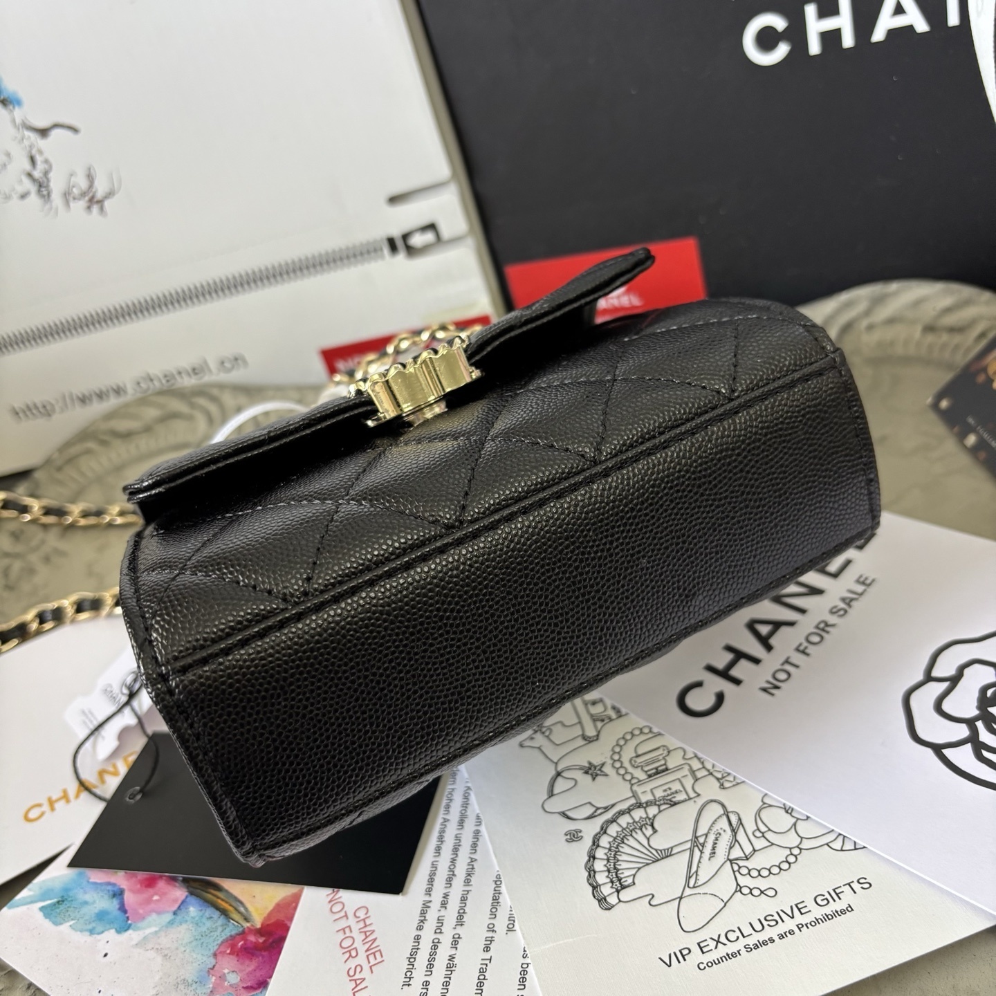 Chanel 23K Kelly Phone Bag