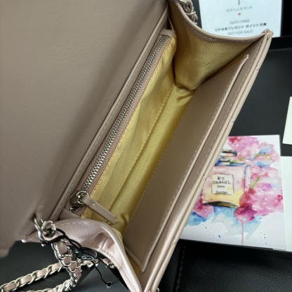 Chanel Pink Vintage Chain WOC Bag