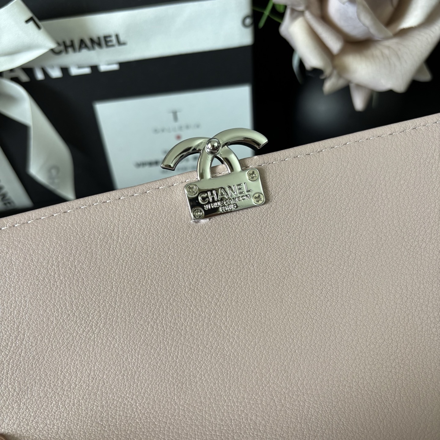 Chanel Pink Vintage Chain WOC Bag