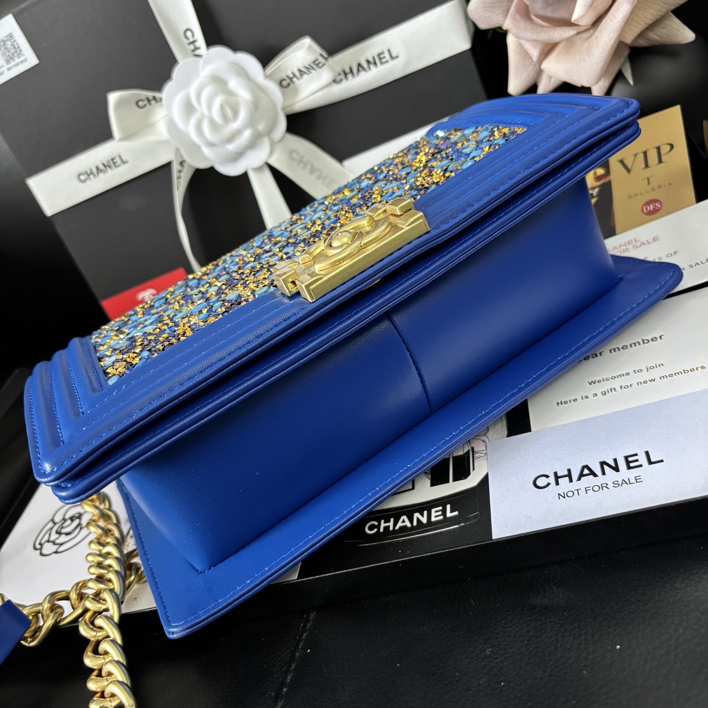 Chanel Blue Boy Chanel Bag