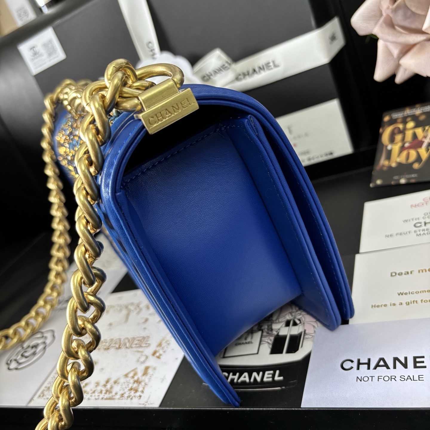 Chanel Blue Boy Chanel Bag