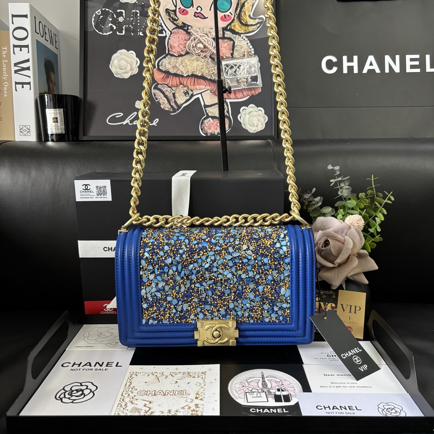 Chanel Blue Boy Chanel Bag