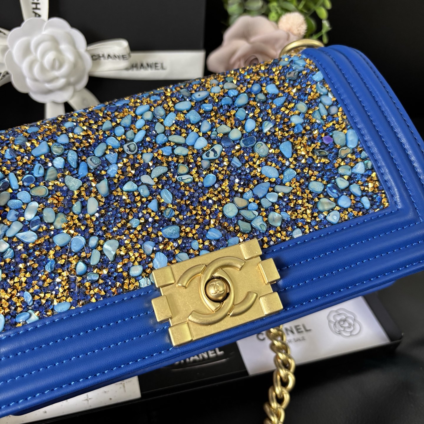 Chanel Blue Boy Chanel Bag