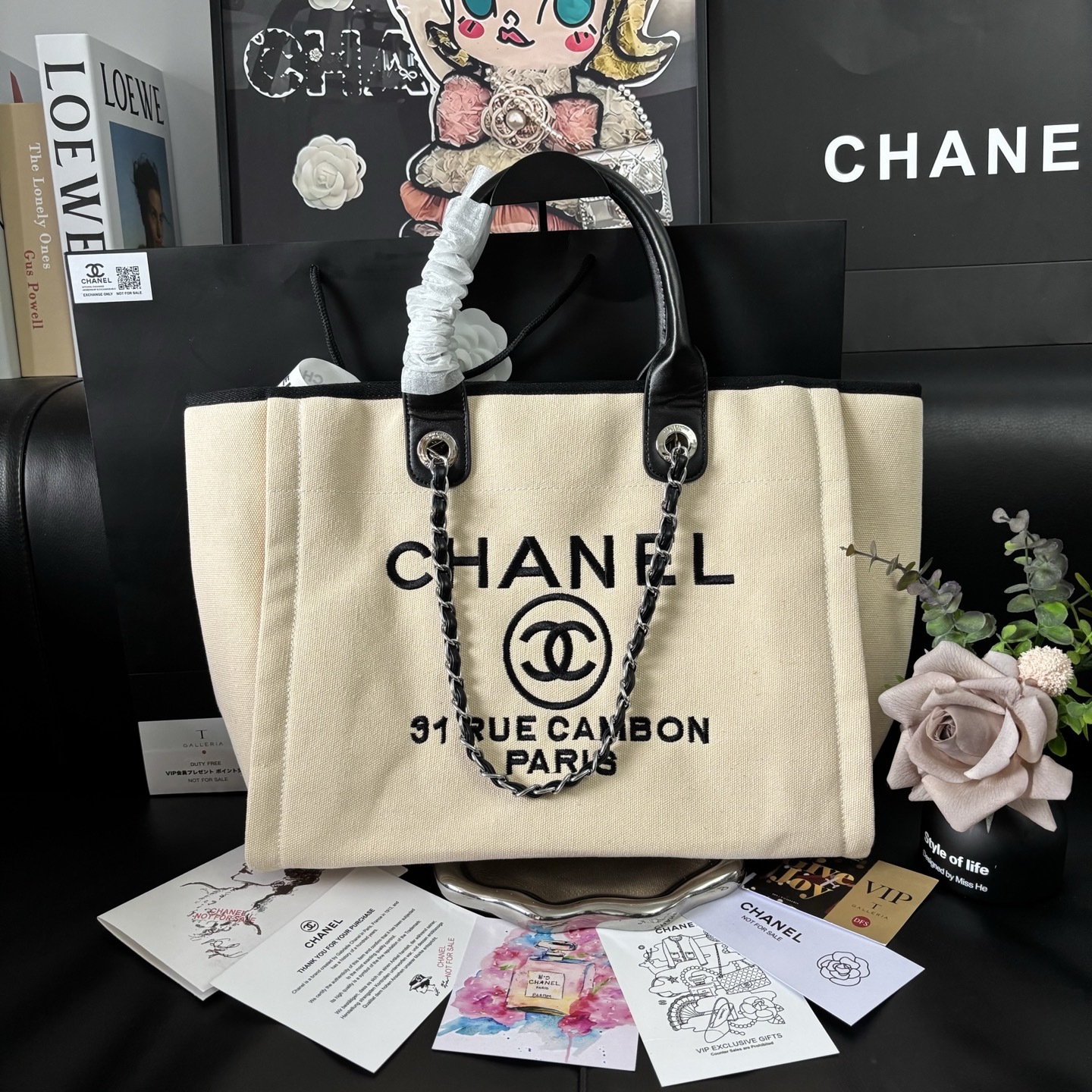 Chanel Tote Beach Bag