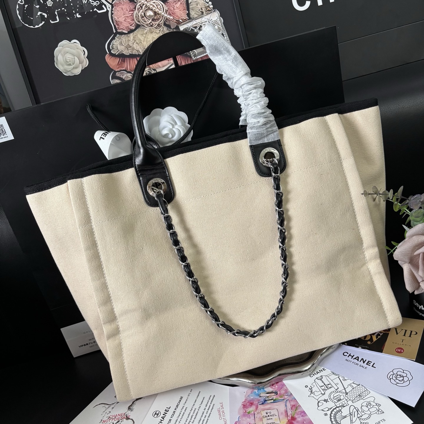 Chanel Tote Beach Bag