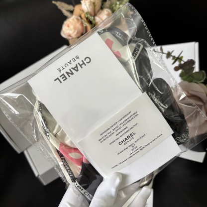 Chanel Letter Ribbon Ponytail Scrunchie