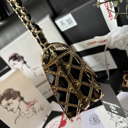 Chanel Metal Hollow-out Evening Bag