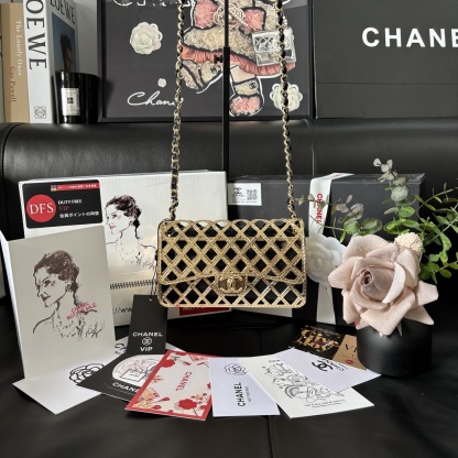Chanel Metal Hollow-out Evening Bag