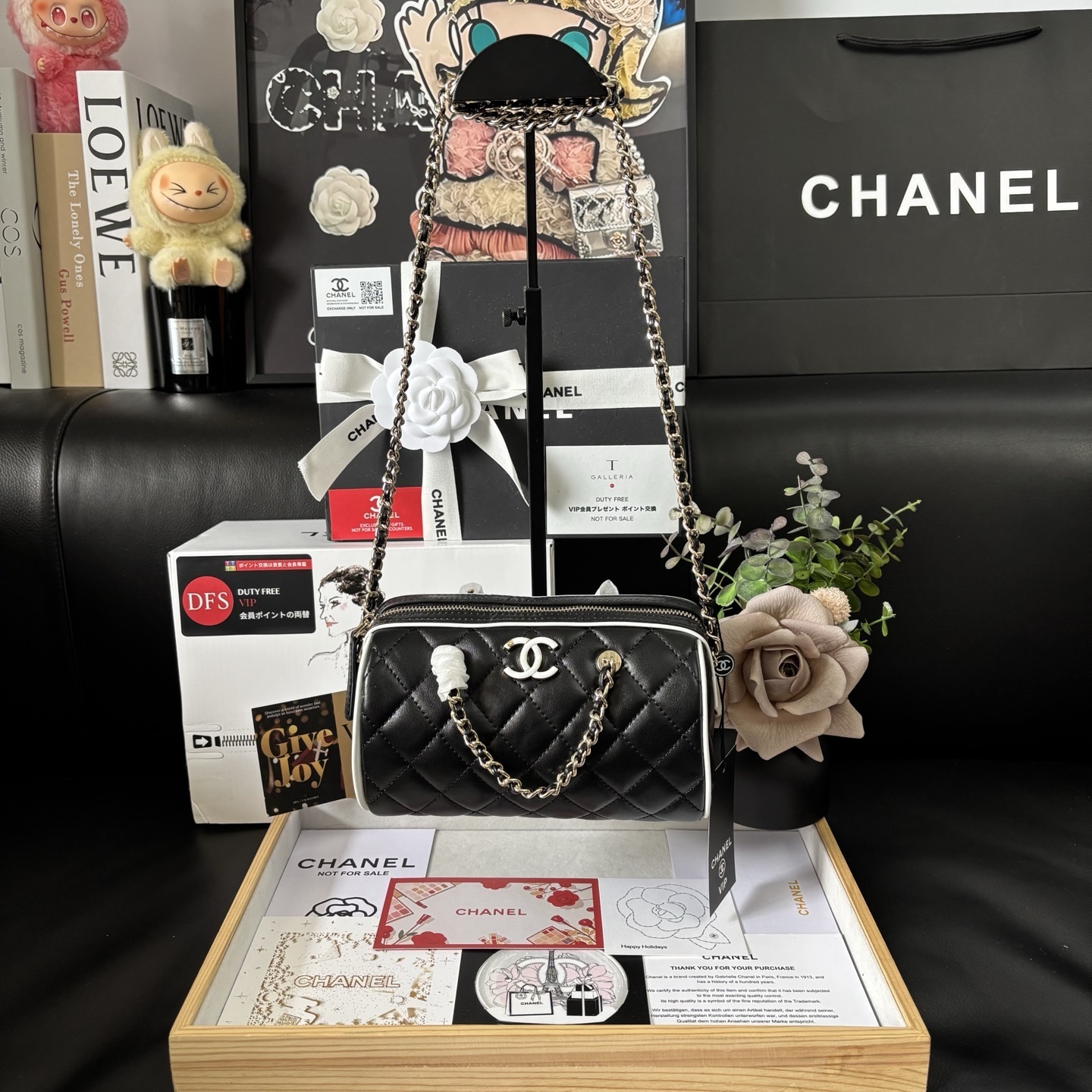 Chanel 25 Boston Bowling Bag