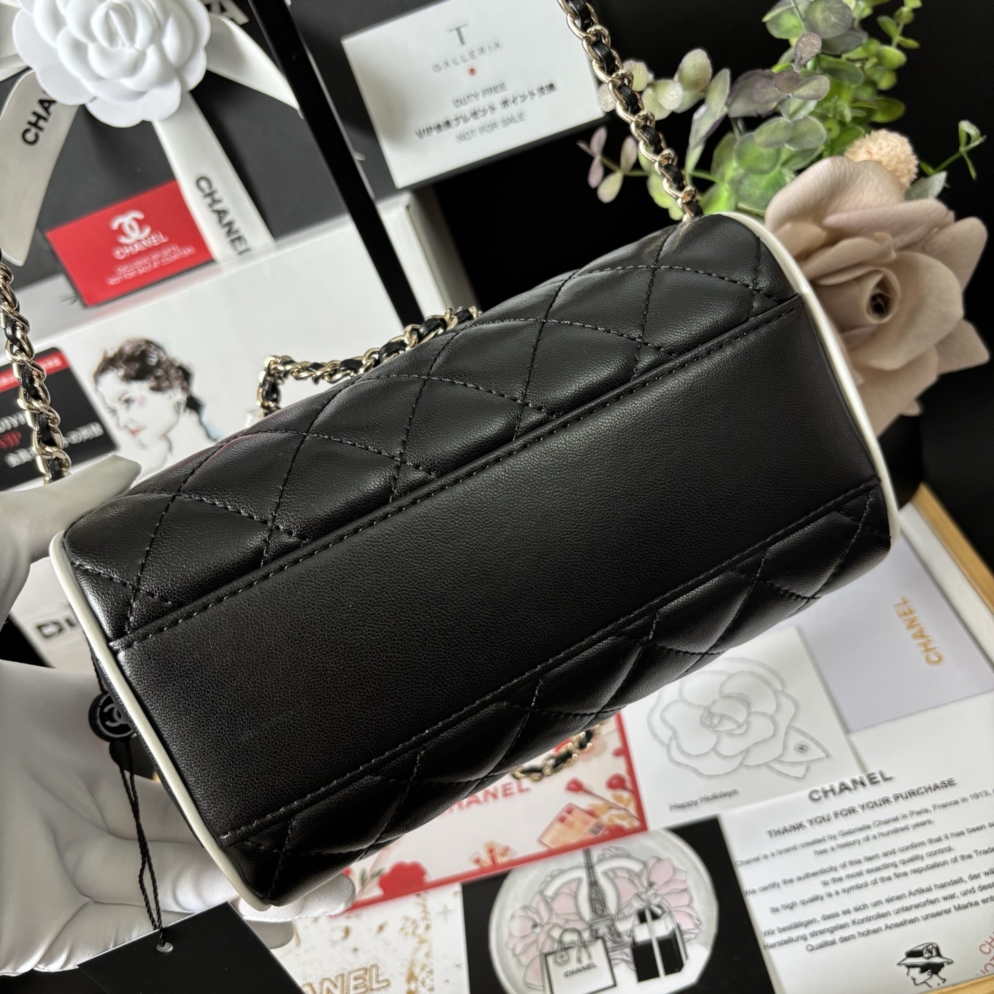 Chanel 25 Boston Bowling Bag