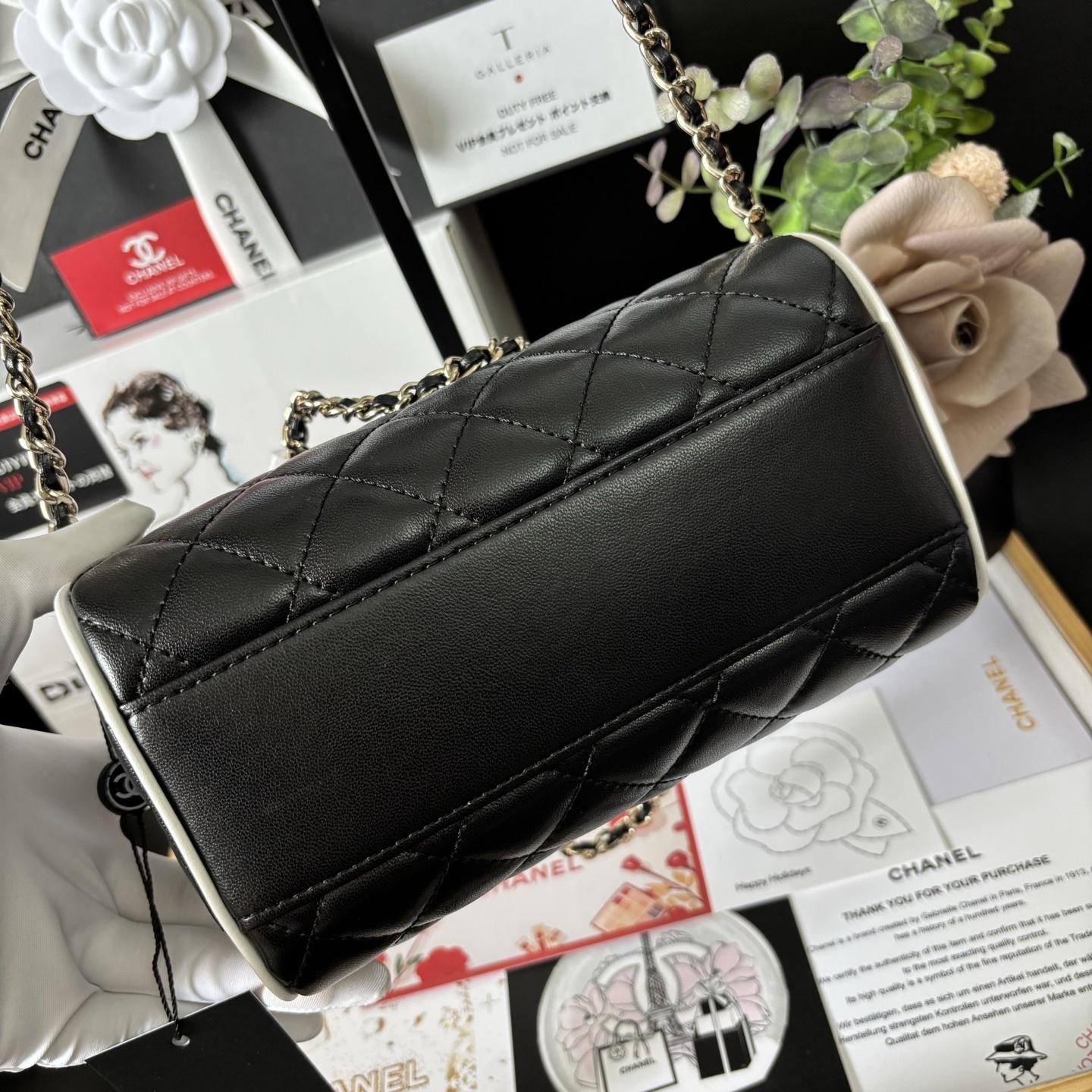 Chanel 25 Boston Bowling Bag