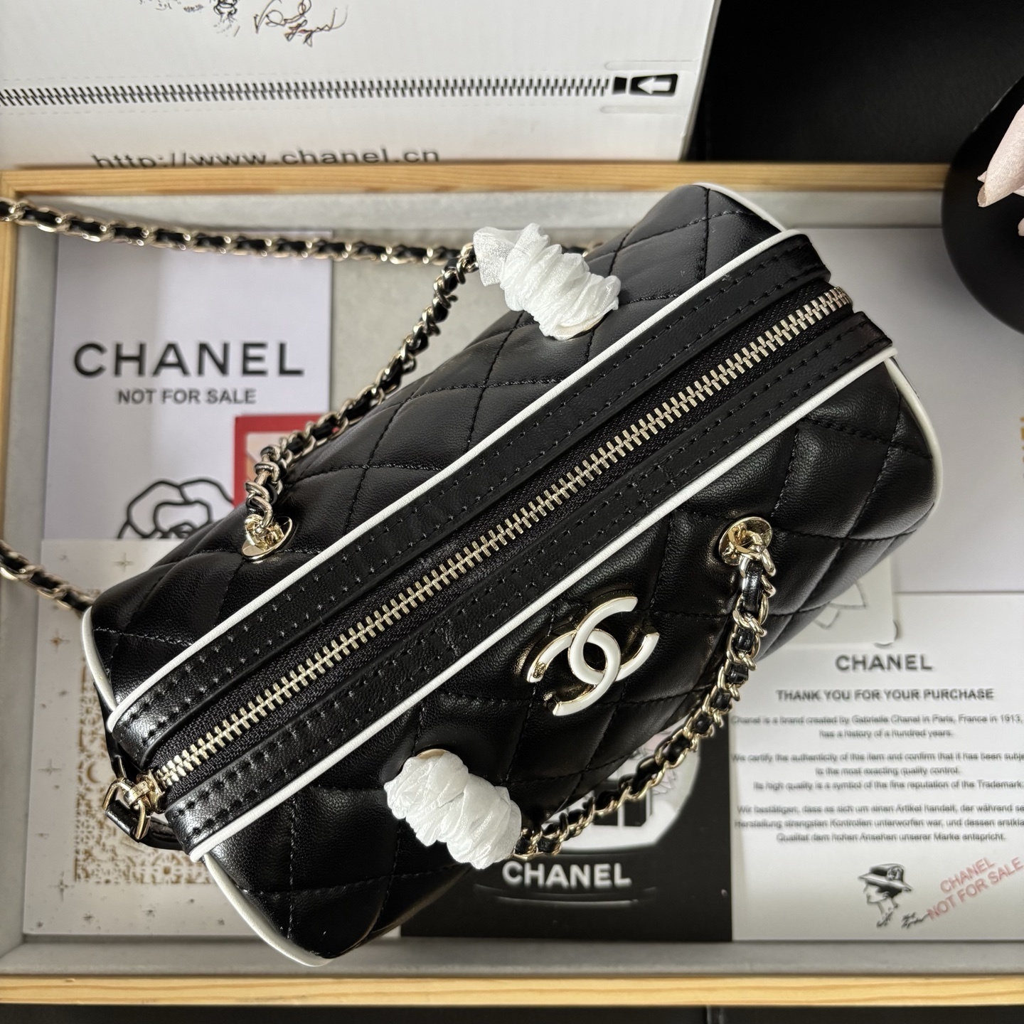 Chanel 25 Boston Bowling Bag