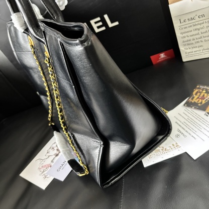 Chanel Enamel Logo Beach Tote Bag