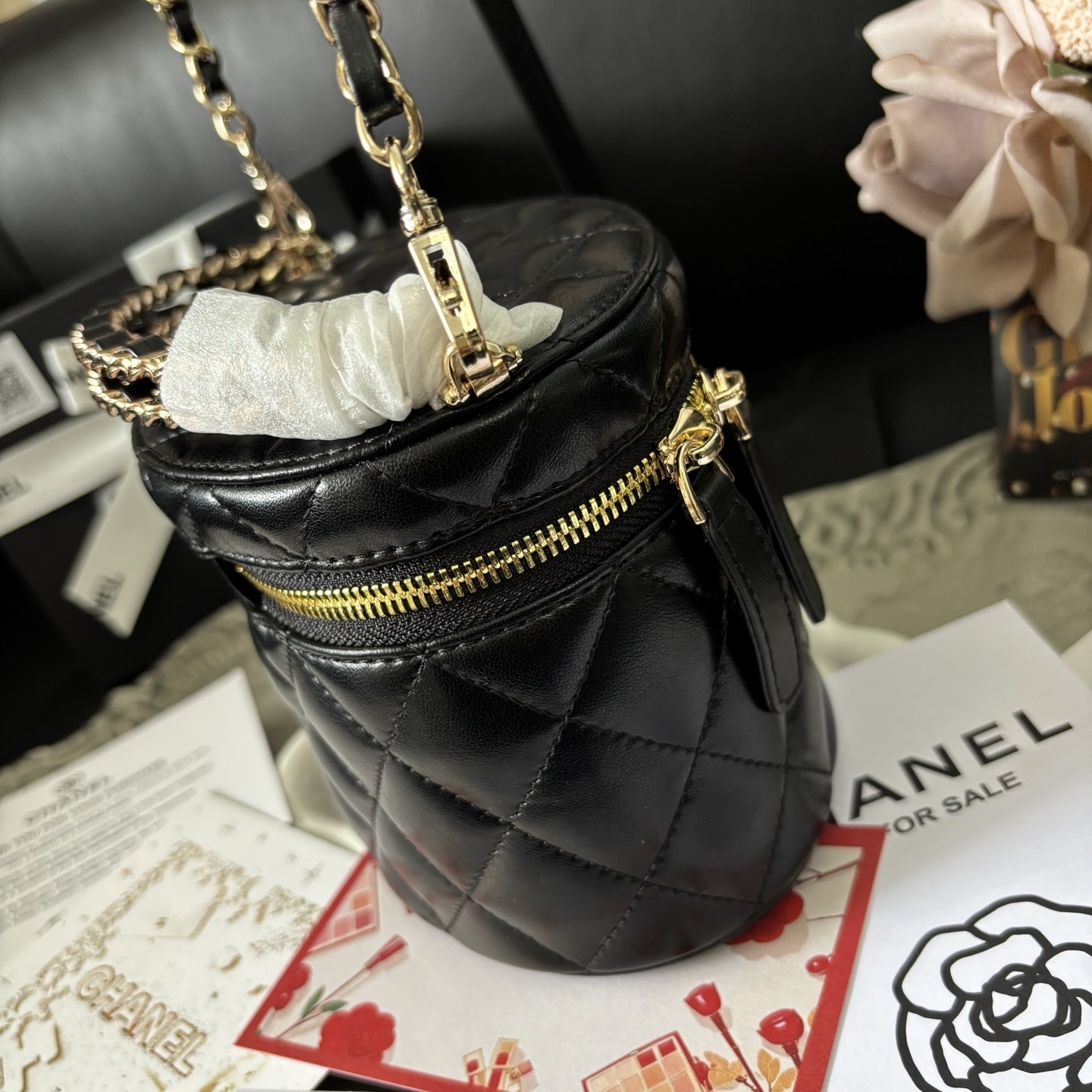 Chanel 25C Handle Oval Box Bag