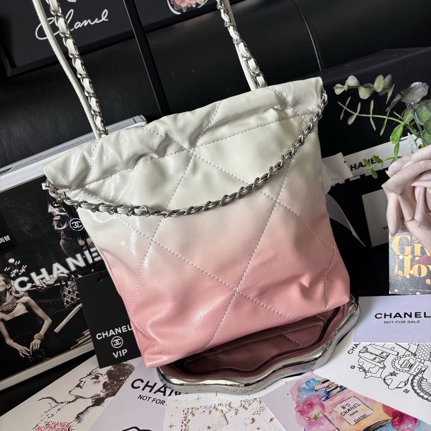 Chanel Gradient Mini Garbage Bag