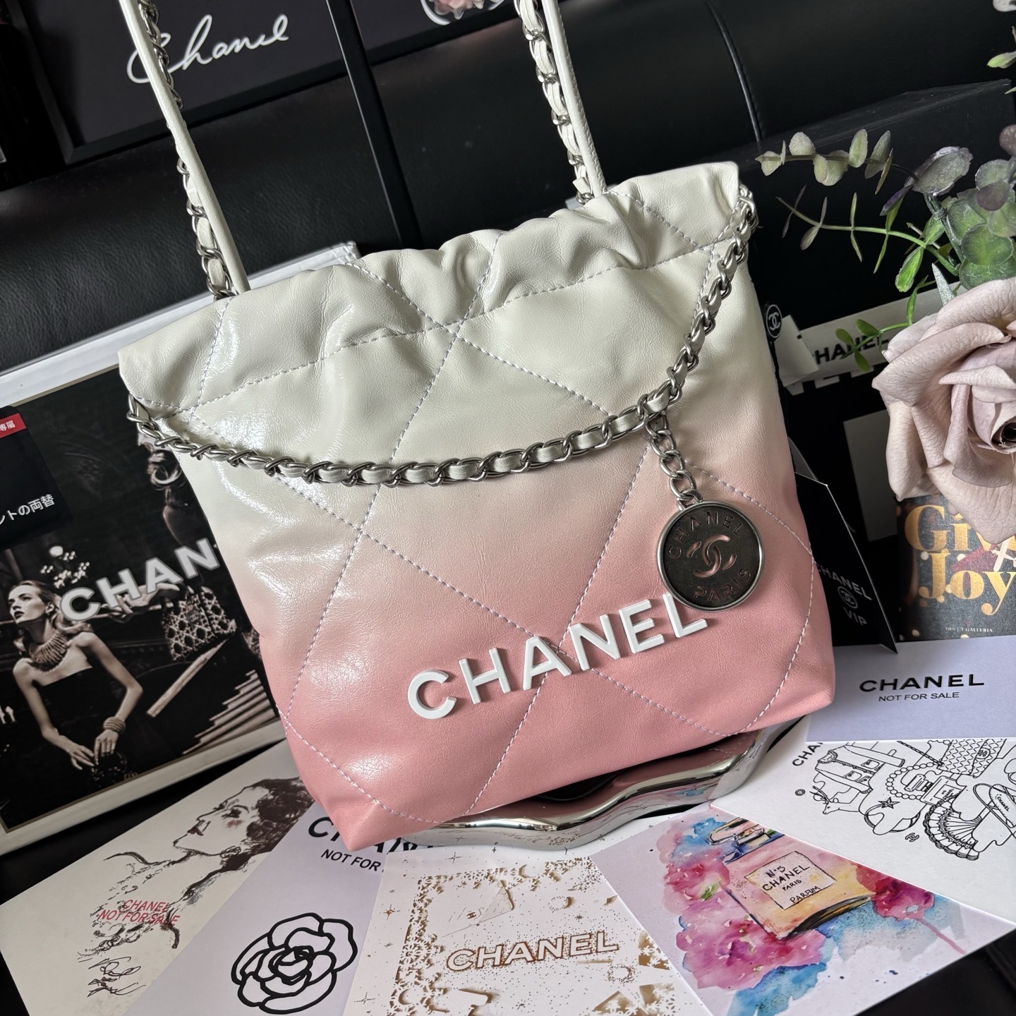 Chanel Gradient Mini Garbage Bag