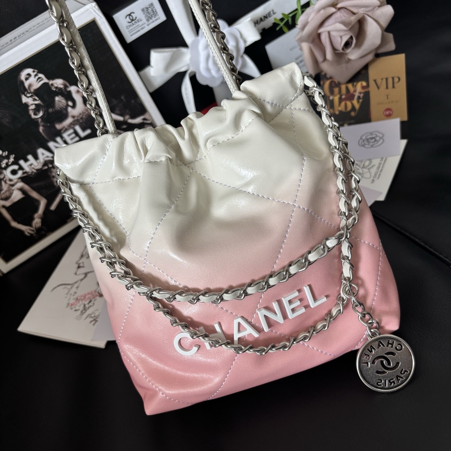 Chanel Gradient Mini Garbage Bag