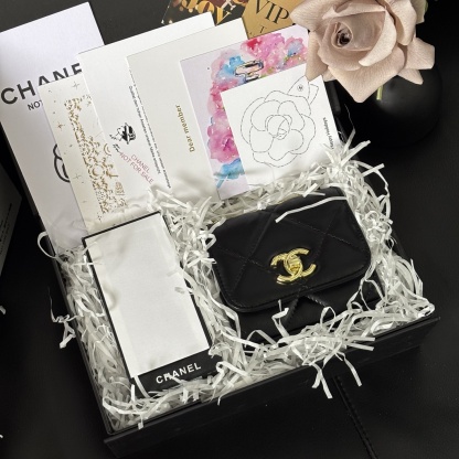 Chanel Coin Purse + Perfume Set