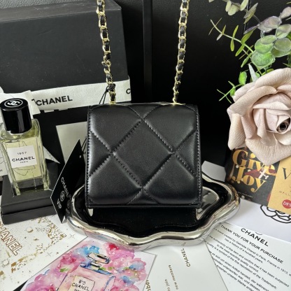 Chanel Coin Purse + Perfume Set