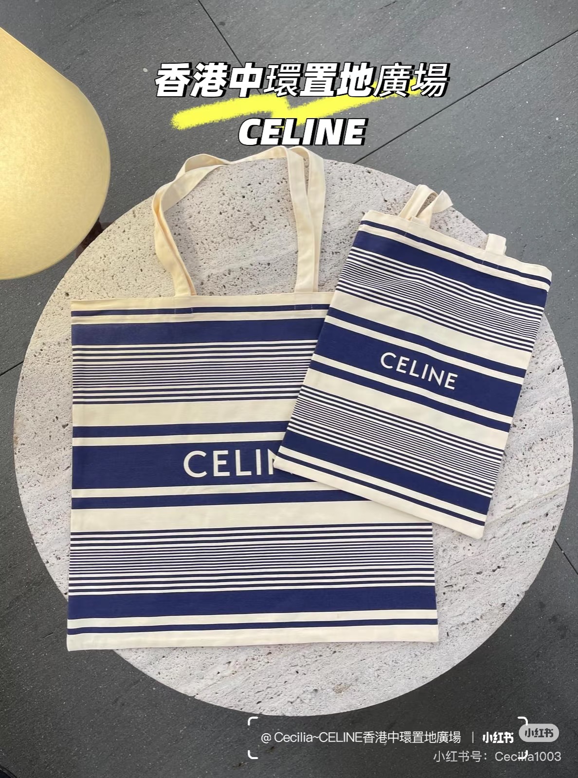 CELINE25 Riviera Tote: Limited Canvas Beach Bag | 49x48.5cm & 32x40cm 