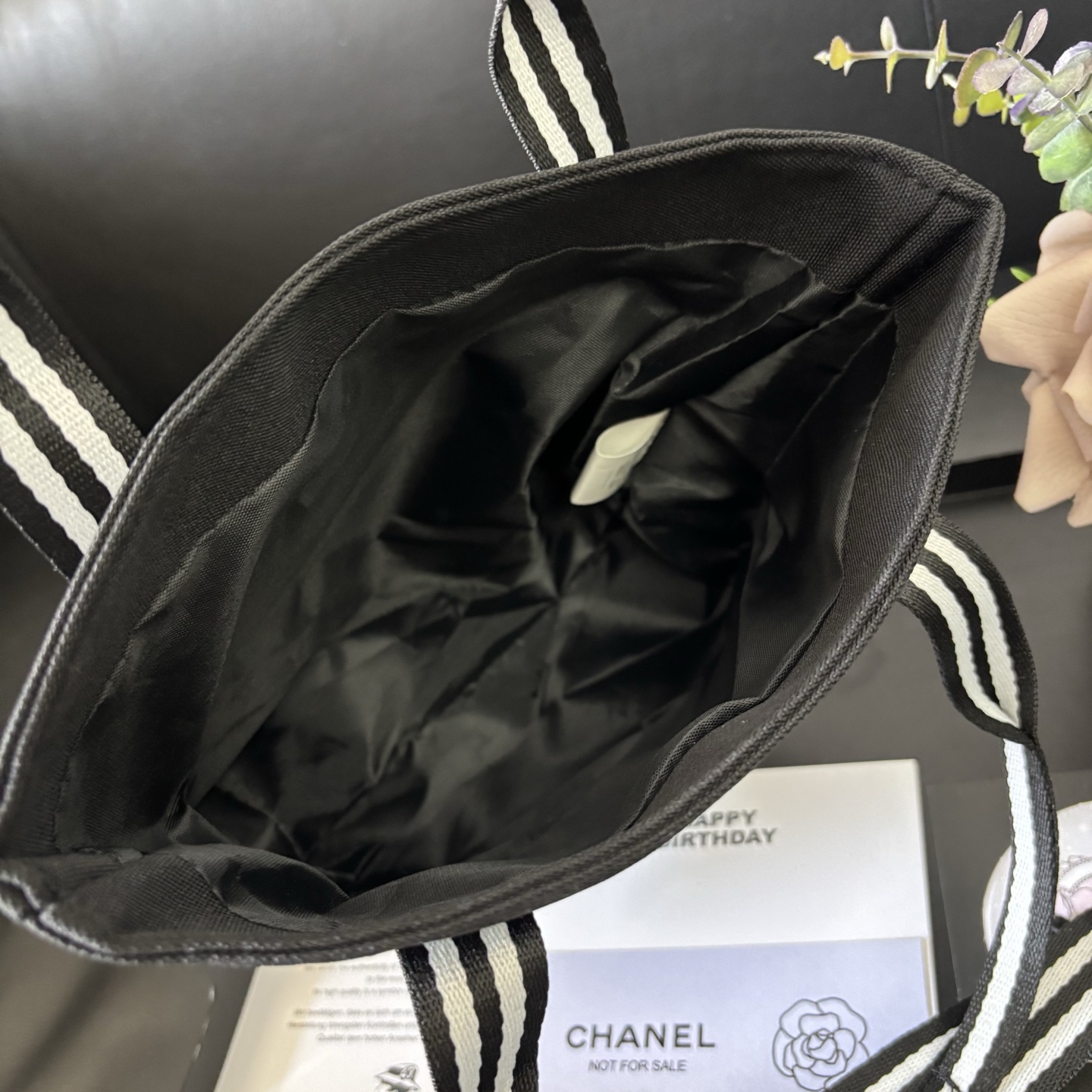 Chanel-Style Bow Tote | Canvas Crossbody 16x19cm (Seasons Classic) + Gift Box