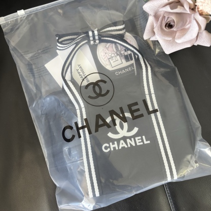 Chanel-Style Bow Tote | Canvas Crossbody 16x19cm (Seasons Classic) + Gift Box