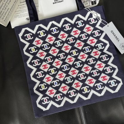 Chanel Graffiti Tote: Staff Uniform Exclusive | 34x34cm Canvas Collector Art