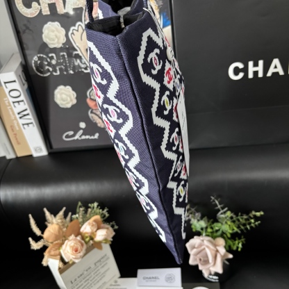 Chanel Graffiti Tote: Staff Uniform Exclusive | 34x34cm Canvas Collector Art
