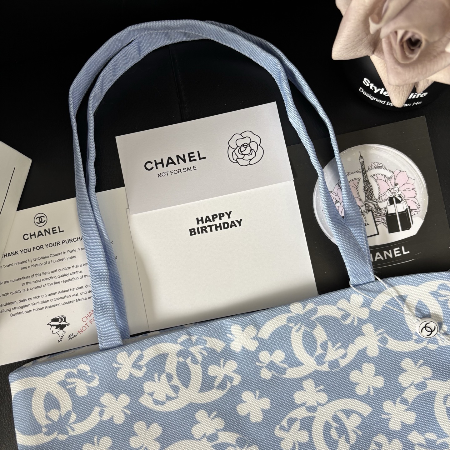 Chanel Graffiti Tote: Staff Uniform Exclusive | 34x34cm Canvas Collector Art