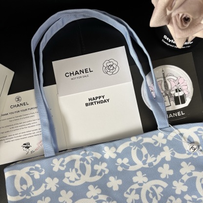 Chanel Graffiti Tote: Staff Uniform Exclusive | 34x34cm Canvas Collector Art