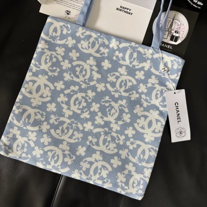 Chanel Graffiti Tote: Staff Uniform Exclusive | 34x34cm Canvas Collector Art