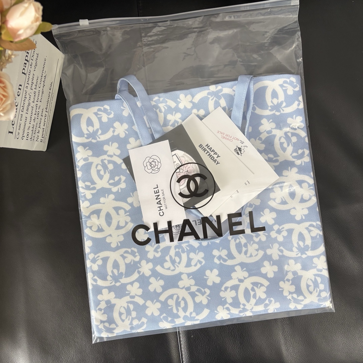 Chanel Graffiti Tote: Staff Uniform Exclusive | 34x34cm Canvas Collector Art