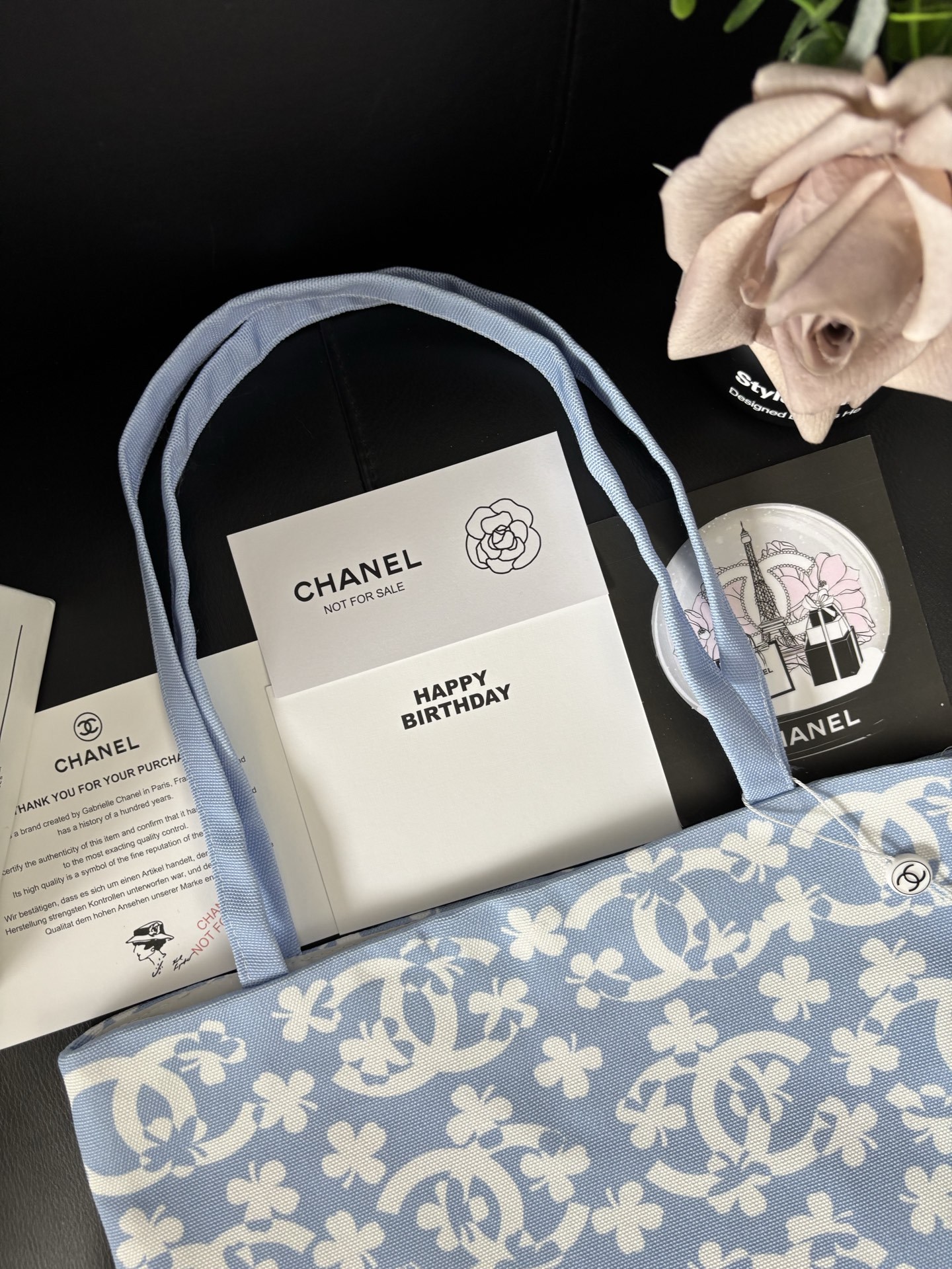 Chanel Graffiti Tote: Staff Uniform Exclusive | 34x34cm Canvas Collector Art