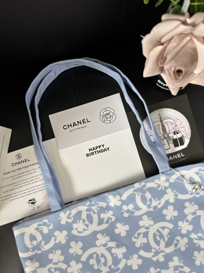 Chanel Graffiti Tote: Staff Uniform Exclusive | 34x34cm Canvas Collector Art