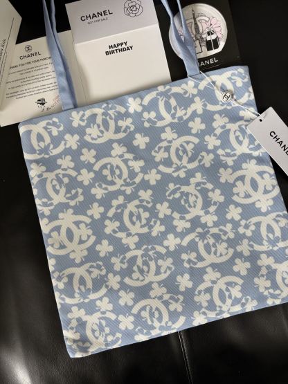 Chanel Graffiti Tote: Staff Uniform Exclusive | 34x34cm Canvas Collector Art