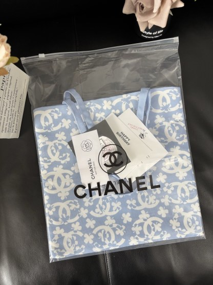 Chanel Graffiti Tote: Staff Uniform Exclusive | 34x34cm Canvas Collector Art