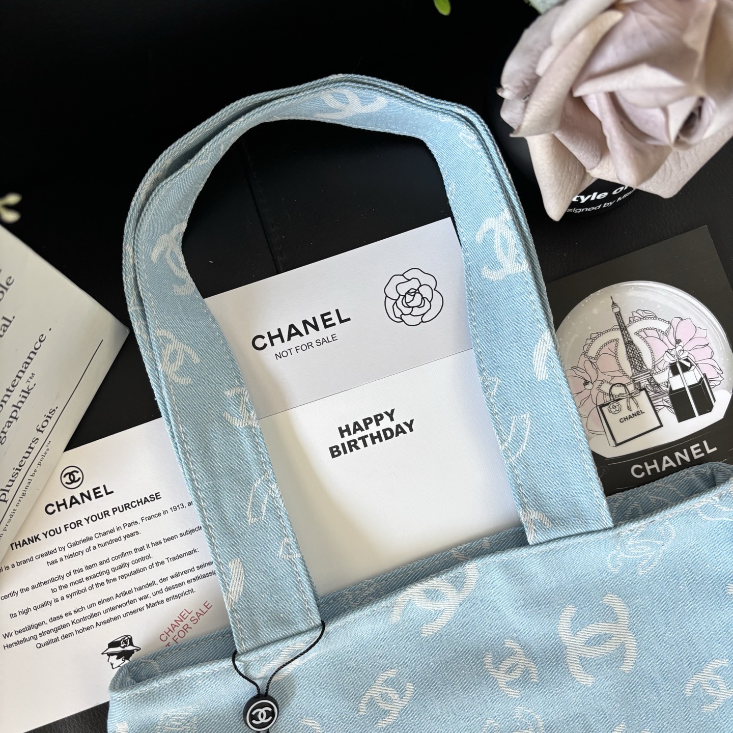 Chanel Graffiti Tote: Staff Uniform Exclusive | 34x34cm Canvas Collector Art