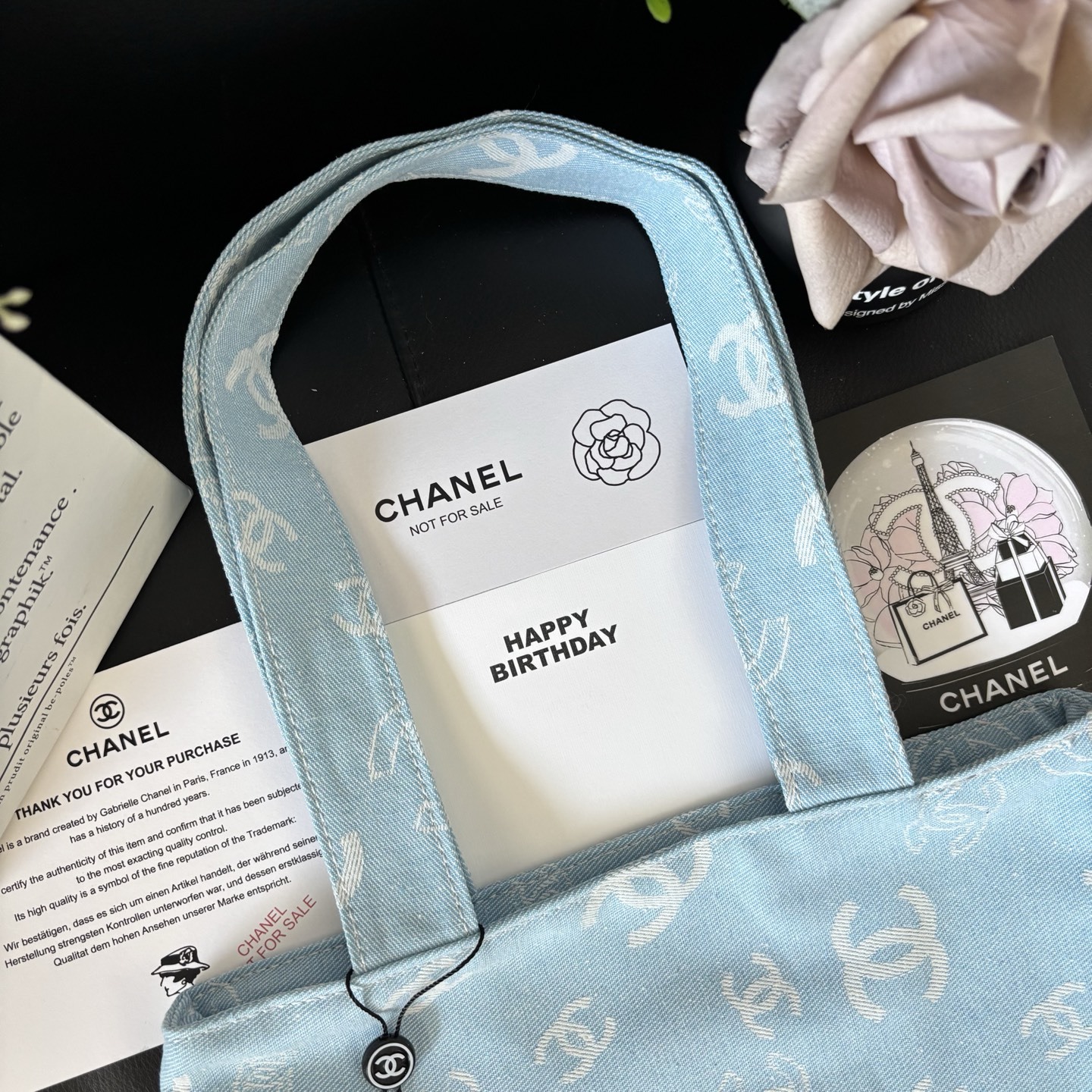 Chanel Graffiti Tote: Staff Uniform Exclusive | 34x34cm Canvas Collector Art
