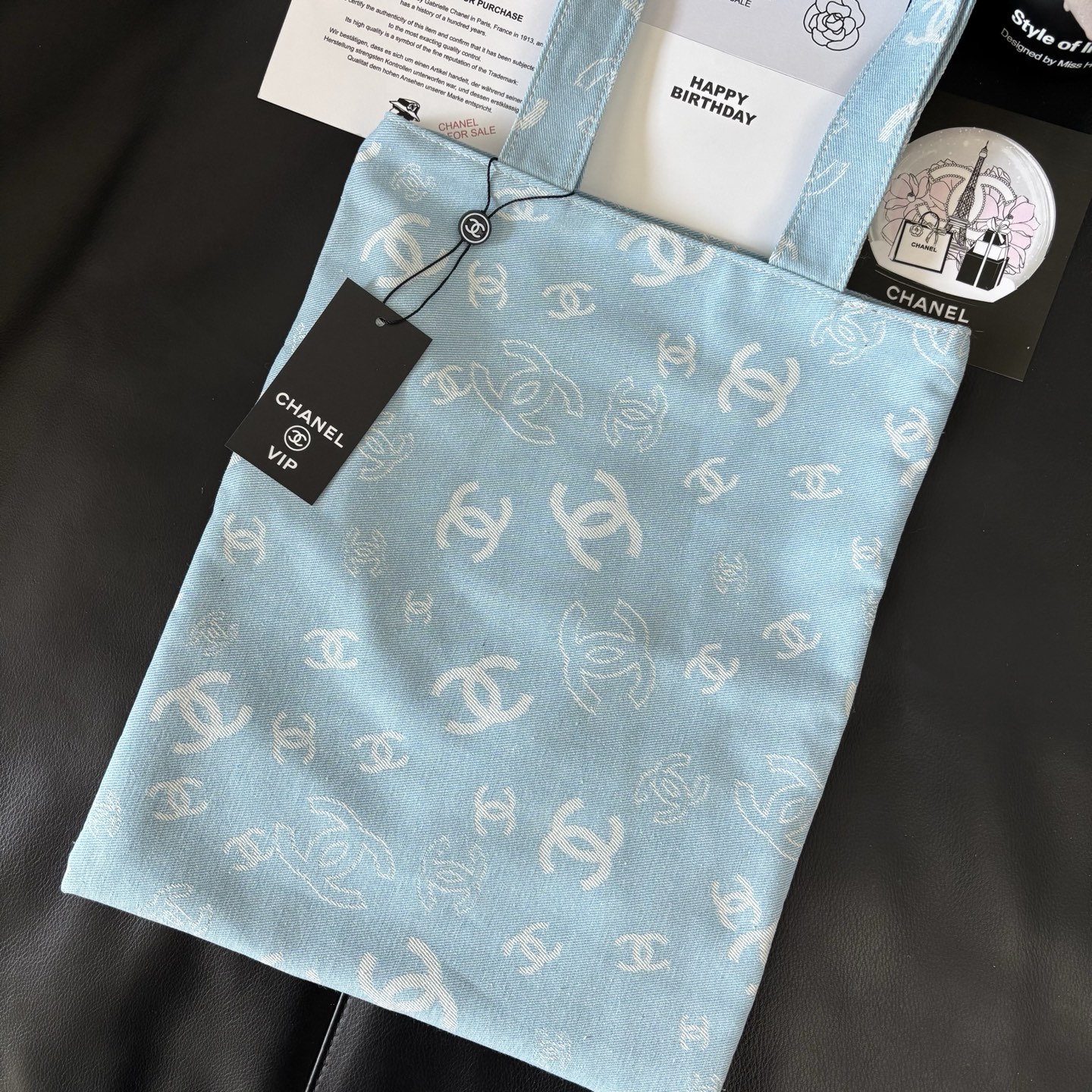 Chanel Graffiti Tote: Staff Uniform Exclusive | 34x34cm Canvas Collector Art